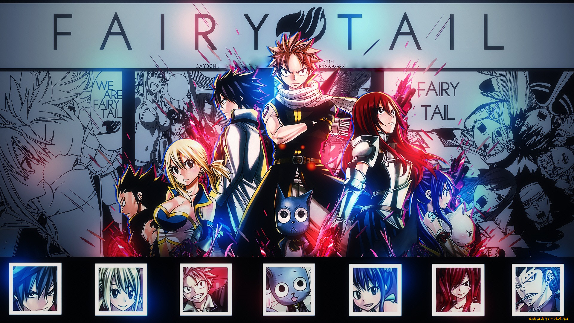 Обои Аниме Fairy Tail, обои для рабочего стола, фотографии аниме, fairy  tail, хвост, феи Обои для рабочего стола, скачать обои картинки заставки на  рабочий стол.